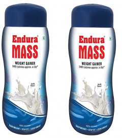 Endura Mass Weight Gainer Vanilla 500 g (Pack of 2) Fs
