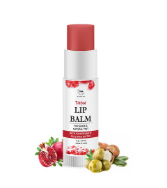 TNW Pomegranate Multipurpose Tinted Lip Balm for Dry & Chapped Lips- Red, 6 g (pack 2)