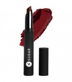 SUGAR Cosmetics  Matte Attack Transferproof Lipstick - 04 Maroon Vibe (Dark Red) 2 gm (Fs)