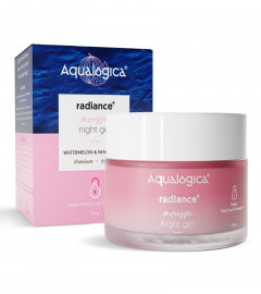 Aqualogica Radiance+ Mousse Night Gel With Watermelon & Niacinamide | 50 G