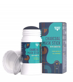 Beardhood Charcoal Face Mask Stick For Cleansing With Green Tea Extract | 40 gm (pack 2) free ship
