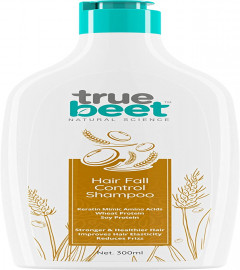 Truebeet Hair Fall Control Shampoo, Enriched with Keratin Mimic Amino Acids, Wheat, 300 ml