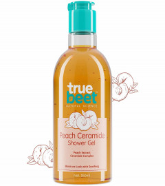 Truebeet Peach Ceramide Body Wash Shower Gel For Moisture Lock & Soothing (350 ML)