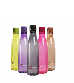 Cello Ozone Plastic Water Bottle Set 1 L Multicolor (Set of 5)