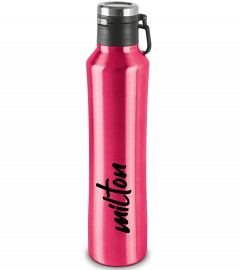 Milton Gulp 900 Thermosteel 24 Hours Hot or Cold Water Bottle 770 ml, Pink (Fs)
