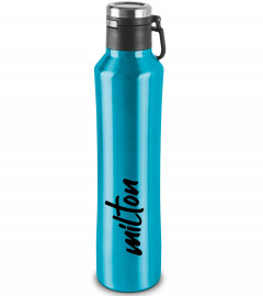 Milton Gulp 600 Thermosteel 24 Hours Hot or Cold Water Bottle 575 ml, Blue (Fs)