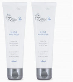 Brinton Doux 24 Hour Moisturizer Face Cream 100 gm (Pack of 2) Fs