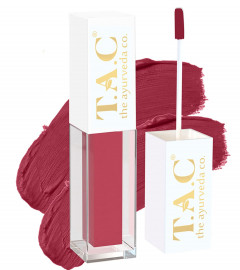 TAC - The Ayurveda Co. Liquid Matte Rust Desire Lipstick, 5 ml x pack 2