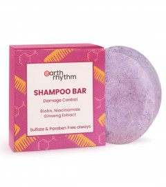 Earth Rhythm Biotin Damage Control Shampoo Bars 80 g (Pack of 2)Fs