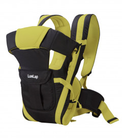 LuvLap Elegant Baby Carrier with 4 carry positions (Black & Green) 1 Pic