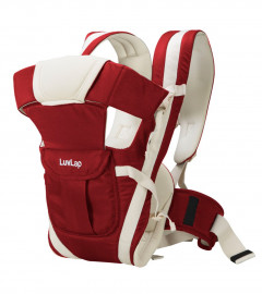 Luv Lap Elegant Baby Carrier with 4 carry positions Red 1 Pic (Fs)