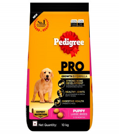 Pedigree PRO Puppy (3-18 months) Dry Dog Food for Large Breed Dog, 10kg Pack,Free Shipping worldwide