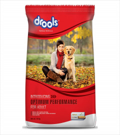 Drools Optimum Performance Adult Dry Dog Food, Chicken Flavor, 10kg (Free Shipping Worldwide)