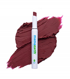 Mamaearth Moisture Matte Longstay Lipstick Plum Punch - 2 G