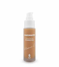 Mamaearth Glow Serum Foundation Lotion with Vitamin C & Turmeric -Warm Glow 30 ml