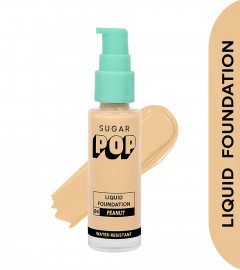 SUGAR POP Liquid Foundation – Peanut 30 ml (Pack Of 2)