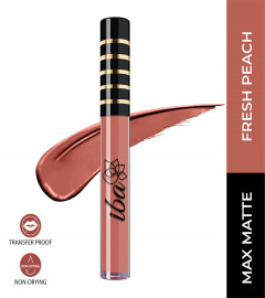 Iba Maxx Matte Liquid Lipstick Shade - Fresh Peach, 2.6 ml (Pack Of 2)