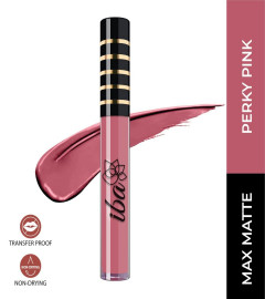 Iba Maxx Matte Liquid Lipstick - Perky Pink, 2.6 ml (Pack Of 2)