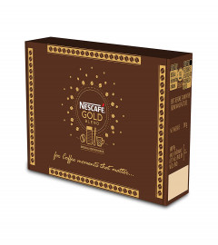 NESCAFÉ Gold Blend Rich & Smooth Soluble Instant Coffee Powder, 200g Jar with Signature Glass