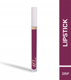 MyGlamm LIT Liquid Matte Lipstick -  Drip (Purple) 3 ml (Pack Of 2)