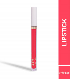 MyGlamm LIT Liquid Matte Lipstick - Hype Bae (Red) 3 ml (Pack Of 2)
