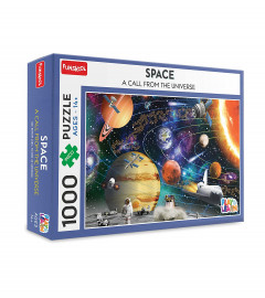 Funskool-Space, Play & Learn Educational Puzzle Game,300 Pieces, Puzzle for 14 Year Old Kids
