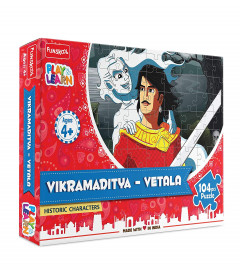 Funskool Play & Learn-Vikramaditya- Vetala,Educational,104 Pieces,Puzzle,for 4 Year Old Kids & Above