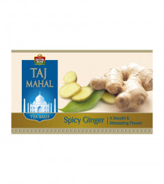 Taj Mahal Spicy Ginger Tea Bags, 25 Pieces (Free Shipping Worldwide)