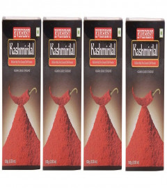 Everest Powder, Kashmirilal Brilliant Red Chilli Powder,100g (PACK OF 4) (Free Shipping Worldwide)