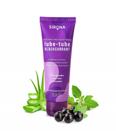 Sirona Lube Blackcurrant Flavoured Natural Lubricant Gel 50 ml (Pack of 2) Fs