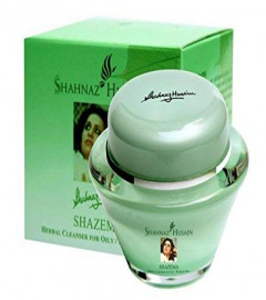 Shahnaz Husain Shazema Plus Herbal Cleanser For Oily/Problem Skin(Sky Blue_40gms)Free Shipping World