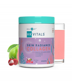 HealthKart Vitals Skin Radiance Collagen Powder Supplements (Mixed Fruit Flavour) 200 g