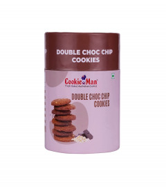 Cookieman Double Choco Chip Cookies - 200g | Chocolate Cookie with Chocochips (Free shipping world)