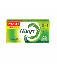 Margo Original Neem Soap - 125gm Pack of 8 (Free Shipping Worldwide)