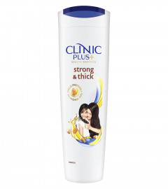 Clinic Plus Strong & Extra Thick Shampoo With Milk Protein And Almond Oil  355ml , Free shipping