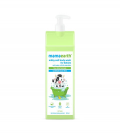 Mamaearth Milky Soft Body Wash with Oats, Milk and Calendula 400 ml (Fs)