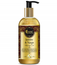 Oriental Botanics Jasmine & Nargis Body Massage Oil 200 ml (Fs)