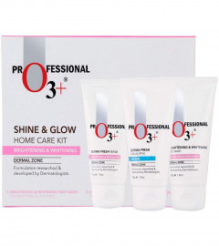 O3+ Shine & Glow Home Care Kit for Brightening & Whitening, 150g