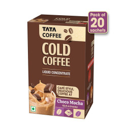 Tata Coffee Cold Coffee Choco Mocha 20 ml (20 Sachets) Fs