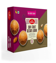 Haldiram’s Besan Ladoo with Dry Fruits 400 g (Fs)