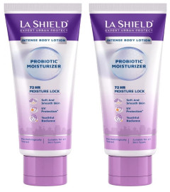 La Shield Probiotic Moisturizer Body Lotion 100 ml (Pack of 2) Fs