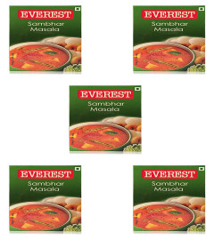 Everest Sambar Masala - 50 grams (Pack of 5) free shipping