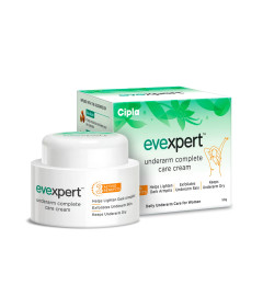 Cipla Evexpert Underarm Complete Care Cream 50g (Pack of 2) Fs