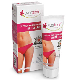 everteen NATURAL Hair Removal Cream with Chamomile for Bikini Line & Underarms (Free shipping world)