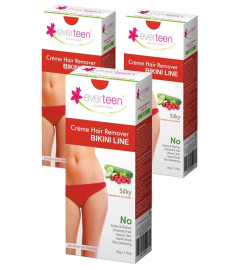 everteen SILKY Hair Removal Cream with Cranberry & Cucumber for Bikini Line & Underarm Free Shipping