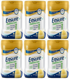 Ensure Diabetes Care- Nutrition to Help Control Blood Sugar Levels- 400 gm Jar (pack of 6) Free ship
