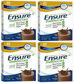 Ensure Diabetes Care- Nutrition to Help Control Blood Sugar- 400 gm Box  X 4 Pack(Chocolate), Yellow