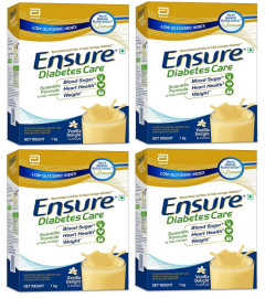 Ensure Diabetes Care- Nutrition to Help Control Blood Sugar Levels- 1 Kg X 4 Ppc,Free shipping world