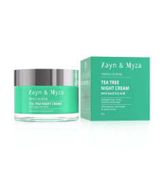 Zayn & Myza Tea Tree Night Cream For Dark Spots Acne & Pimple Reduce, 50 gm | free shipping