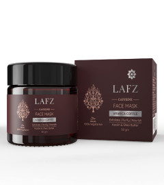 LAFZ Caffeine Face Mask, 50 g x 2 pack | free shipping